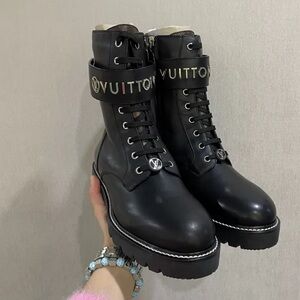 Louis Vuitton Calfskin Territory Boots